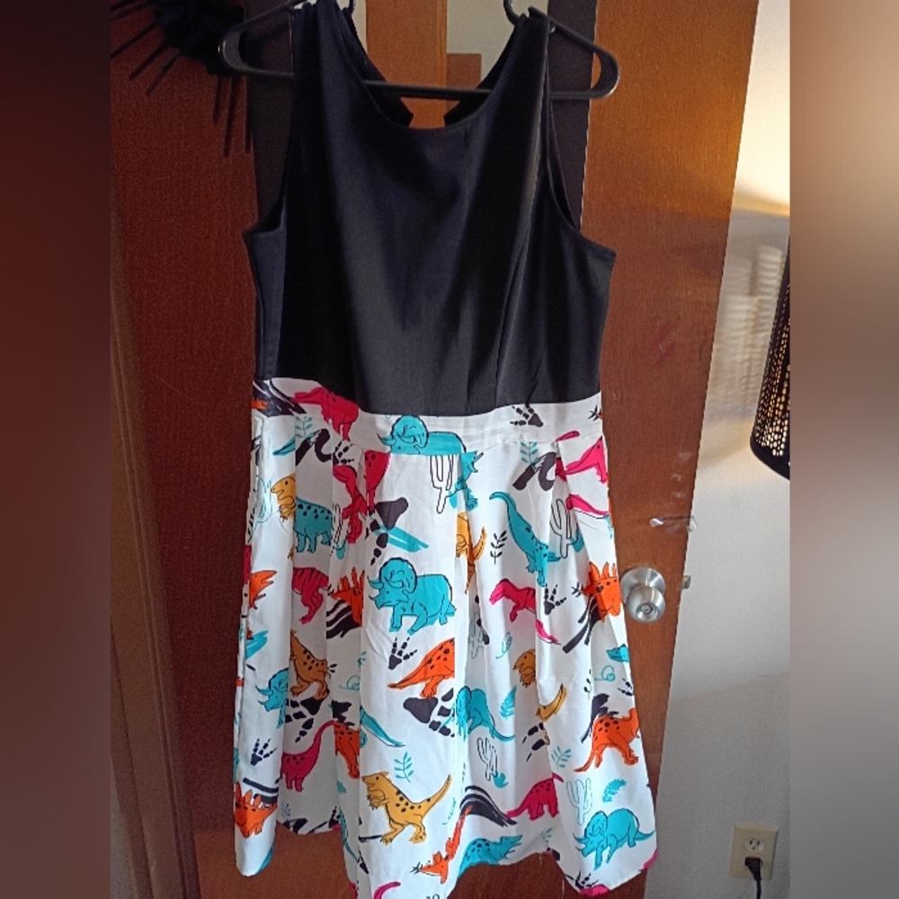 Dinosaur Print Dress